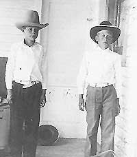 Martin with brother Charlie